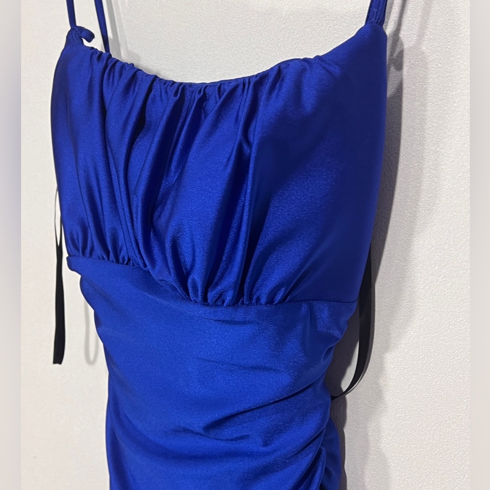 Windsor Martha Formal Satin Mermaid Long Dress /Size  XS - Picture 4 of 10